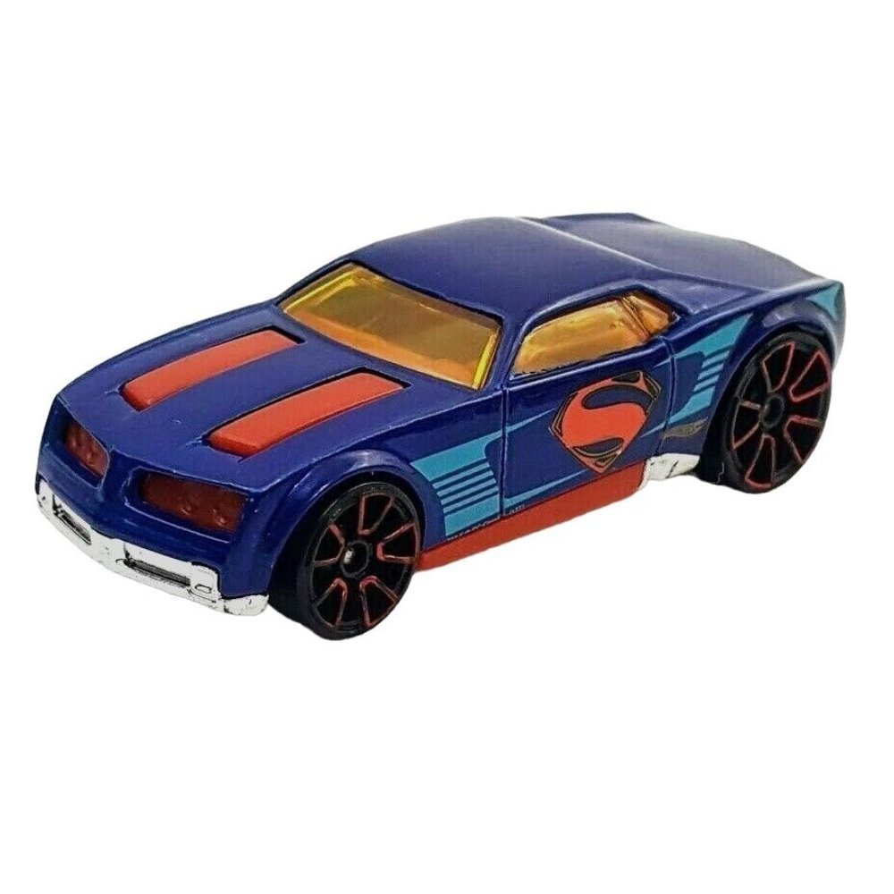 Hot Wheels 2018 Justice League Superman Bully Goat Blue Red Loose From 5-Pack DC